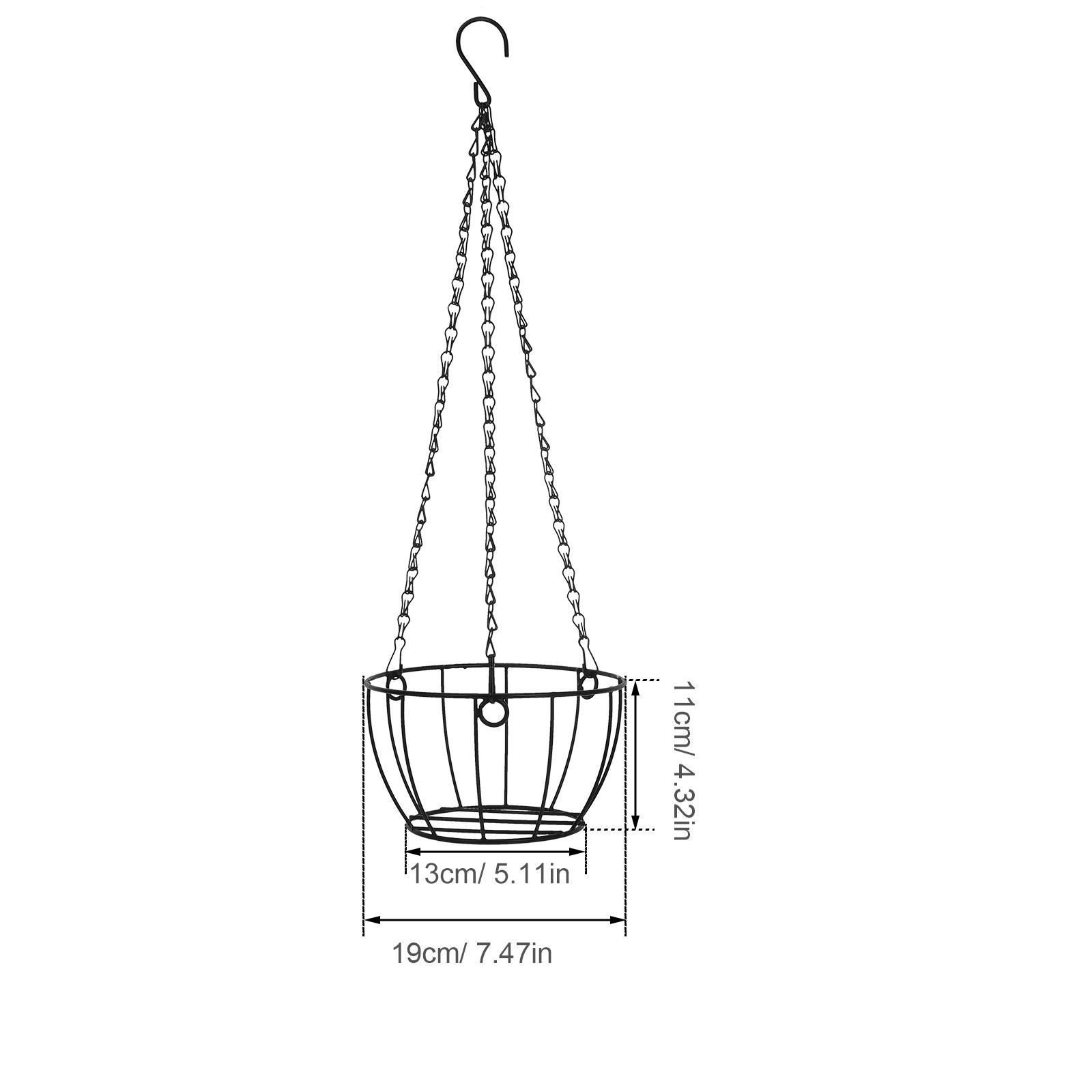 발코니 걸이형 화분 바구니 철제 와이어 화분 걸이 원형 - Spider Plant Hanging 리뷰 및 가격