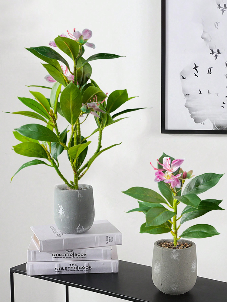 21-40cm 인공 진달래 식물 가짜 고무 나무 열대  - Ficus Lyrata Tree 리뷰 및 가격