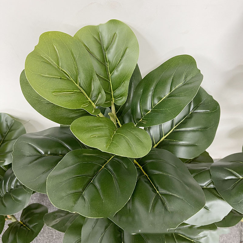 대형 피커스 나무 인공 식물, 가짜 나무, 플라스틱 반 - Ficus Lyrata Tree 리뷰 및 가격
